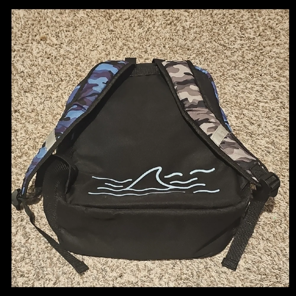 Camo Print Boys Backpack